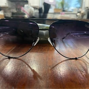 Quay High Key Black Fade Sunglasses